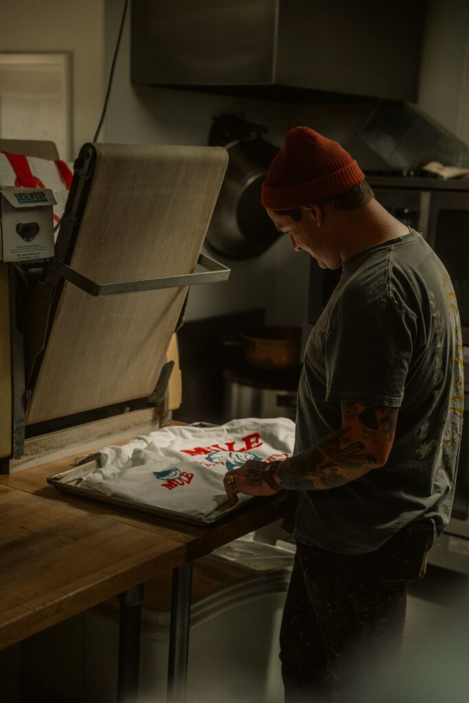Heat press sublimation printing onto sportswear fabric